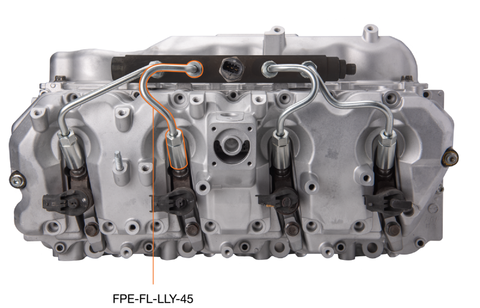Fleece Performance 04.5-05 GM 2500/3500 Duramax LLY High Pressure Injection Line (No. 4 & 5) - FPE-FL-LLY-45