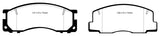 EBC 90-93 Toyota Previa Rear Drums Greenstuff Front Brake Pads - DP2876