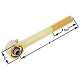 RockJock Johnny Joint 2in Narrow Rod End (Long Shank - 1in RH Thread 1.600in x .562in Ball) - RJ-305302-102