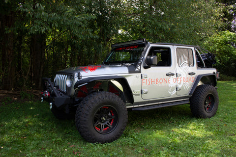 Fishbone Offroad 2018+ Jeep Wrangler JL Step Slider 4 Door - FB23083