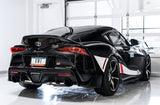 AWE Tuning 2020 Toyota Supra A90 Resonated Touring Edition Exhaust - 5in Chrome Silver Tips - 3015-32118