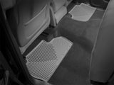 WeatherTech 14+ Chevrolet Silverado Rear Rubber Mats - Grey - W310GR