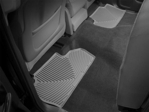 WeatherTech 14+ Chevrolet Silverado Rear Rubber Mats - Grey - W310GR
