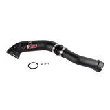 16-20 BMW L6-3.0L/ Turbo/ Twin Turbo/L4-2.0L/ L6-2.5L Wrinkle Black Turbo SES Intercooler Pipes - SES1128ICPWB