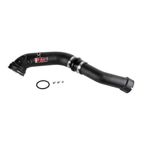 16-20 BMW L6-3.0L/ Turbo/ Twin Turbo/L4-2.0L/ L6-2.5L Wrinkle Black Turbo SES Intercooler Pipes - SES1128ICPWB