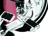 Kuryakyn Longhorn Offset Dually ISO Peg With  1-1/4in Clamp Chrome - 4575