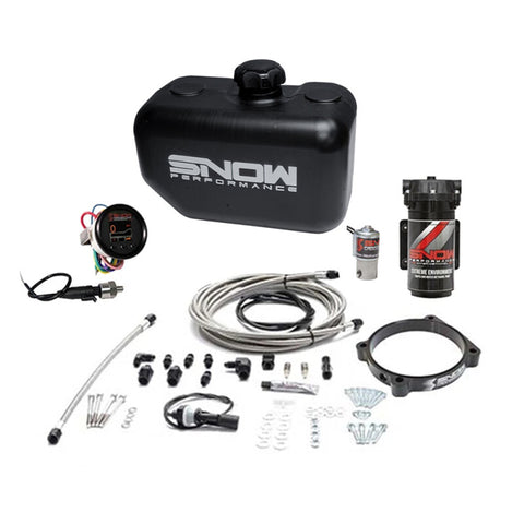 Snow Performance Stage 2 Boost Cooler 105mm Hellcat Water-Methanol Injection Kit w/ SS Braided Line - SNO-2168-BRD