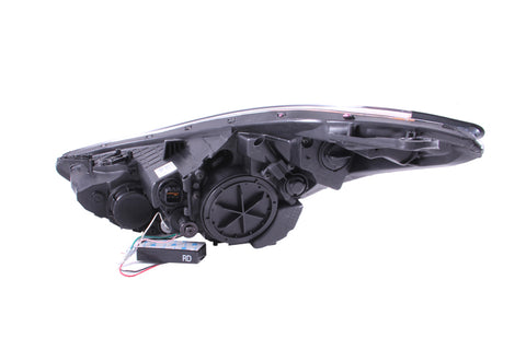 ANZO 2011-2014 Hyundai Elantra Projector Headlights w/ Halo Chrome (CCFL) - 121455