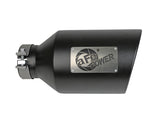 aFe Power MACH Force-Xp 409 Stainless Steel Clamp-on Exhaust Tip Black - 49T40801-B15
