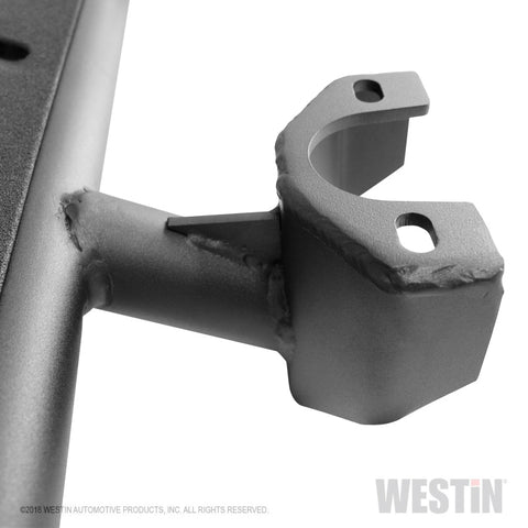 Westin/Snyper 2018+ Jeep Wrangler JL Unlimited 4DR Triple Tube Rock Rail Steps - Textured Black - 42-6025