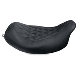 Mustang 08-21 Harley Electra Glide Std,Rd Glide,Rd King,Str Glide Solo Seat Diamond Stitch - Brown - 76694