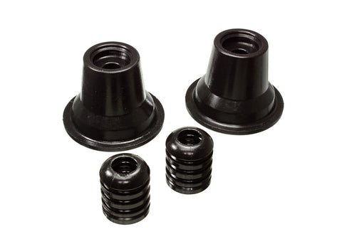 Energy Suspension Rear Bump Stop Isolator Set - Black - 8.9105G