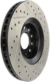StopTech 05-06 Audi A4 Quattro/ 02-04 A6 Quattro / 99-02 S4 Front Right Slotted & Drilled Rotor - 127.33096R