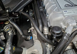 J&L 2020-2022 Ford Mustang GT500 Passenger Side Oil Separator 3.0 - Black Anodized - 3054P-B