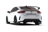 Rally Armor 23-26 Honda Civic Type R Black Mud Flap White Logo - MF97-UR-BLK-WH