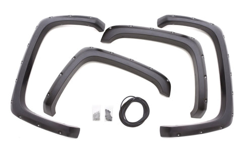 Lund 99-07 Chevy Silverado 1500 RX-Rivet Style Smooth Elite Series Fender Flares - Black (4 Pc.) - RX103S