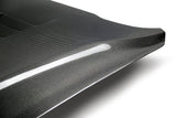 Anderson Composites 18-19 Ford Mustang Double Sided Type-GT5 Carbon Fiber Hood - AC-HD18FDMU-GT5-DS
