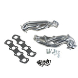 BBK 99-03 Ford F Series Truck 5.4 Shorty Tuned Length Exhaust Headers - 1-5/8 Silver Ceramic - 35180