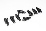 DeatschWerks Universal 1200cc Low Impedance 11mm Upper Injector - Set of 8 - 42M-11-1200-8