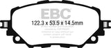 EBC 15-17 Mazda Miata MX-5 Redstuff Ceramic Low Dust Front Brake Pads - DP32263C