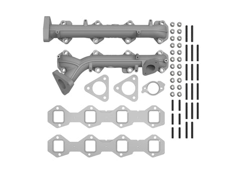 aFe BladeRunner Ported Ductile Iron Exhaust Manifold Ford Diesel Trucks 15-19 V8-6.7L (td) - 46-40184
