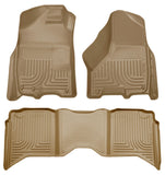 Husky Liners 2012 Dodge Ram 1500/2500/3500 Crew Cab WeatherBeater Combo Tan Floor Liners - 99003