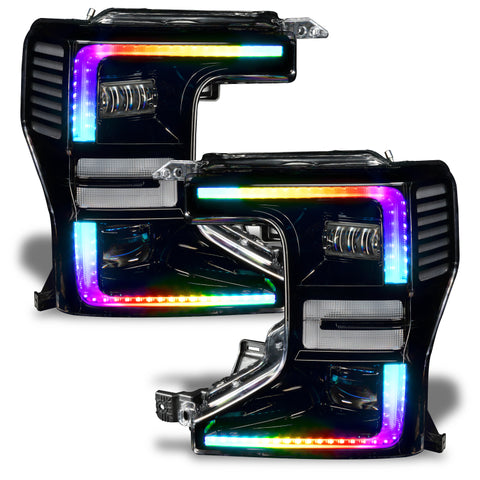 Oracle 2022 Ford F250/350 Super Duty Dynamic ColorSHIFT Headlight DRL Kit w/Switchback - 1449-332