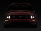 Raxiom 05-09 Ford Mustang w/ Halogen Prjctor Headlights- Black Housing (Clear Lens) (No GT500 ) - 415794
