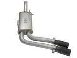 aFe Rebel Series CB Middle-Side Exit SS Exhaust w/ Black Tips 09-16 GM Silverado/Sierra V6/V8 - 49-44070-B