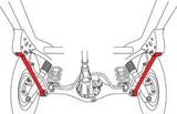 SPC Performance 91-97 Toyota Landcruiser Rear Lower Control Arms (Pair) - 25960