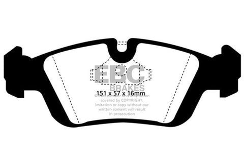 EBC 96-98 BMW Z3 Bluestuff Front Brake Pads - DP5914NDX