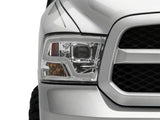 Raxiom 09-18 Dodge RAM 1500 Non-Projector LED Halo Headlights- Chrome Housing (Clear Lens) - R111517