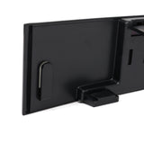 BLOX Racing 290mm Convex Mirror Black Frame Blue Tint - BXAC-02011