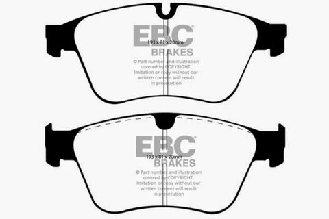 EBC 06-11 Mercedes-Benz M-Class (ML) ML63 AMG 6.2 Redstuff Front Brake Pads - DP31937C