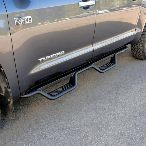 Westin 07-21 Toyota Tundra CrewMax Outlaw Drop Nerf Step Bars - Textured Black - 20-13255
