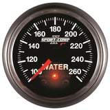 Autometer Sport-Comp II 52.4mm 100-260 Deg F Water Temp Peak & Warn w/ Electronic Control Gauge - 3654