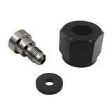 Nitrous Express 4AN Bottle Nipple and Nut for CO2 Valve (Incl Gasket) - 11713
