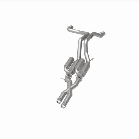 MagnaFlow Cat-Back 2021 Jeep Wrangler 6.4L Rock Crawler Series Dual Exit Stainless Exhaust - 19582