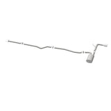MagnaFlow Cat Back, SS, 2.5in, Street, Single Straight Pass. Polished 4in Tip, 2015 Ford Fusion 2.5L - 19096