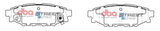 DBA 13-16 Scion FR-S (Solid Rear Rotor) Street Series Rear Brake Pads - DB1803SS