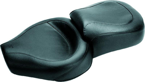 Mustang 82-03 Harley Sportster Wide Touring 1PC Seat - Black - 75129