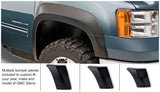 Bushwacker 07-14 GMC Sierra 2500 HD Extend-A-Fender Style Flares 2pc - Black - 40107-02
