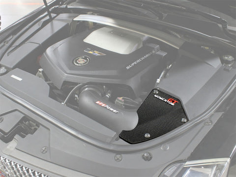 aFe Momentum GT Carbon Fiber Intake System Housing Cover 09-15 Cadillac CTS-V V8-6.2L (sc) - 54-74207-CV