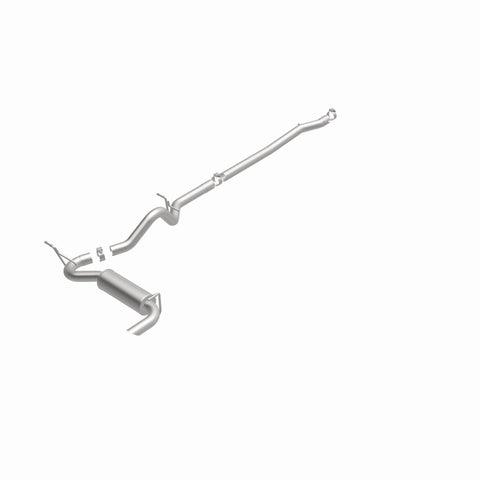MagnaFlow 12-14 Jeep Wrangler 4dr Single Straight Rear P/S Exit Stainless C/B Performance Exhaust - 15117
