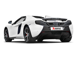 Akrapovic 14-17 McLaren 650S/650S Spyder Slip-On Line (Titanium) w/ Carbon Tips - S-MC/TI/2