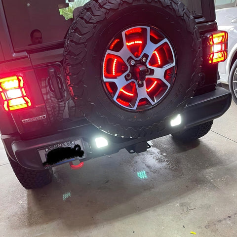 Oracle Rear Bumper LED Reverse Lights for Jeep Wrangler JL - 6000K - 5874-504