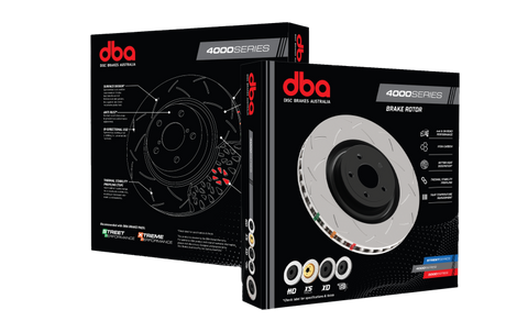 DBA 93-96 RX-7 Front Drilled & Slotted 4000 Series Rotor - DBA4947XS