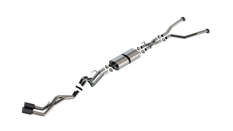 Borla 22-24 Toyota Tundra 3.4L V6 (Inc. Hyb.) Ext. Cab/STD Bed/145.7in WB S-Type Cat-Back - Carbon - 140939CFBA