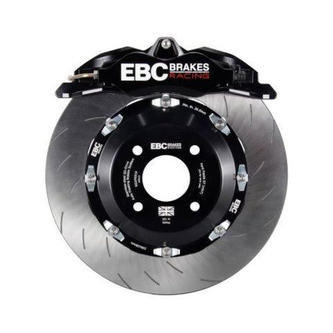 EBC Racing 92-00 BMW M3 (E36) Black Apollo-4 Calipers 355mm Rotors Front Big Brake Kit - BBK003BLK-2