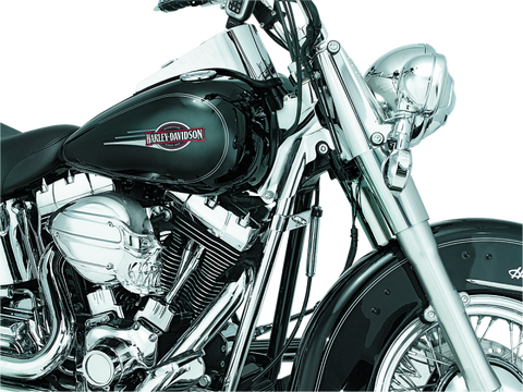 Kuryakyn Downtube Covers 00-06 Softail Chrome - 7853